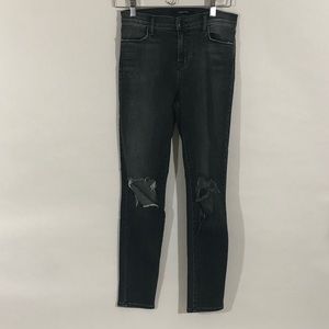 J Brand‎ Ripped Knee Skinny Jeans Size 27